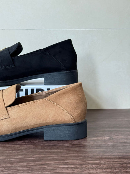 Adiffu Comfort Block-Heel Loafers