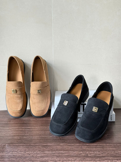 Adiffu Comfort Block-Heel Loafers