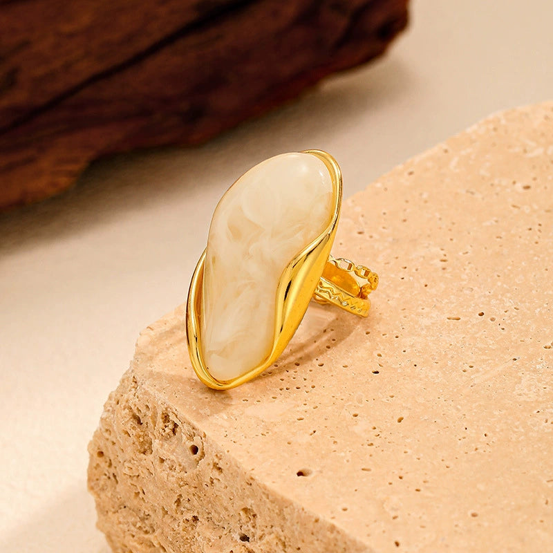 Minimalist Open Stainless Steel Ring for Women-Waterproof & Tarnish-Free