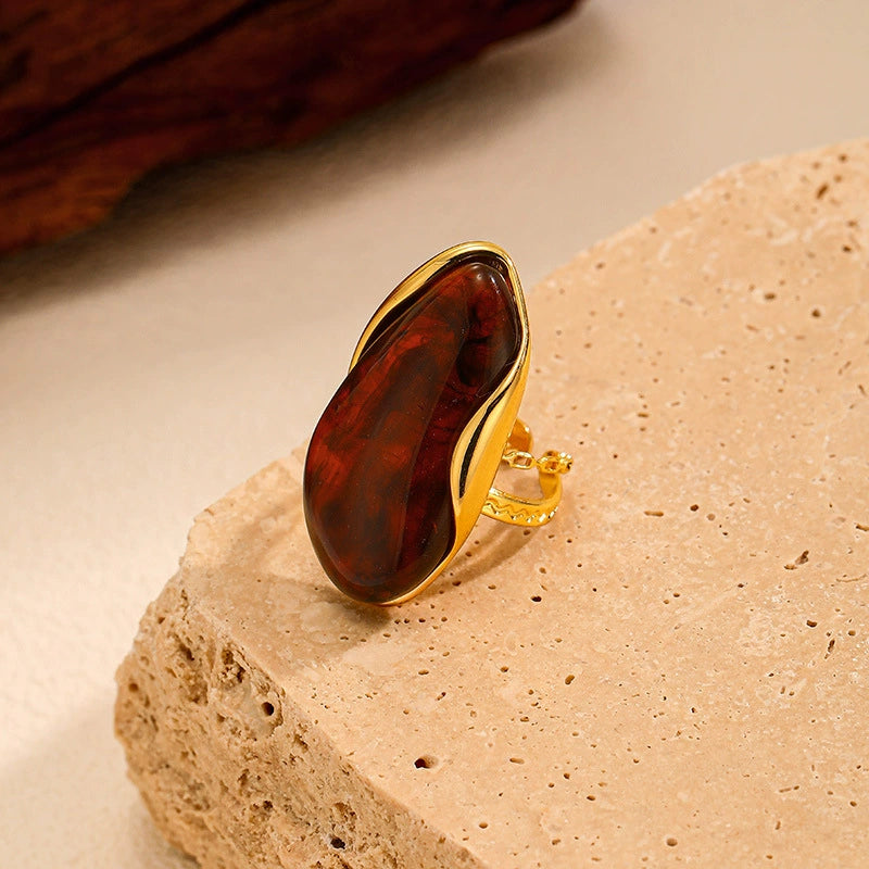 Minimalist Open Stainless Steel Ring for Women-Waterproof & Tarnish-Free