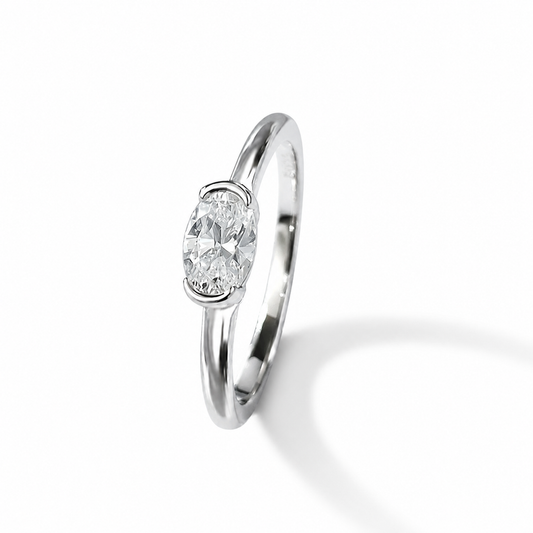 Minimal Color Spark Ring-S925 Sterling Silver Jewelry