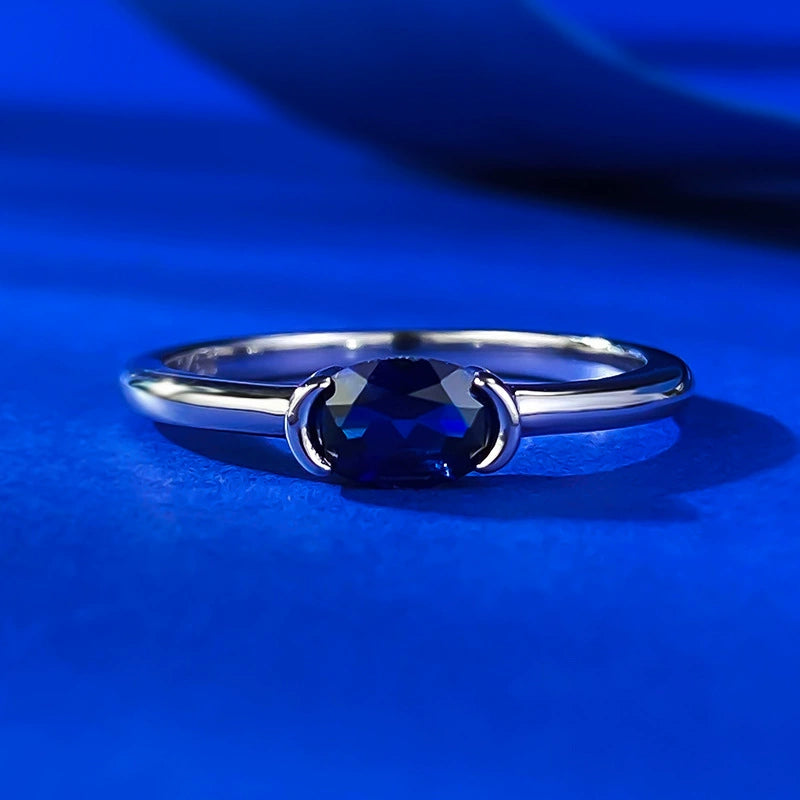 Minimal Color Spark Ring-S925 Sterling Silver Jewelry
