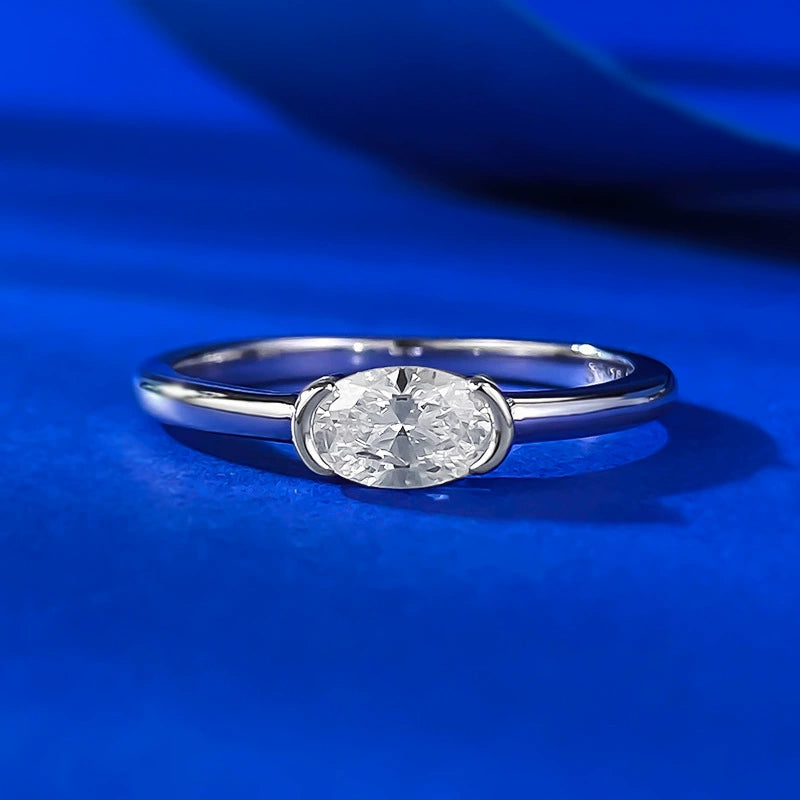 Minimal Color Spark Ring-S925 Sterling Silver Jewelry