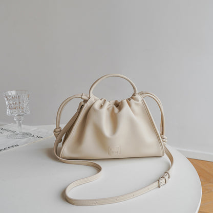 Soft Leather French Crossbody Bag