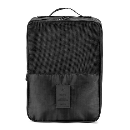 Adiffu Double Layer Three-compartment Waterproof Travel Shoe Bag