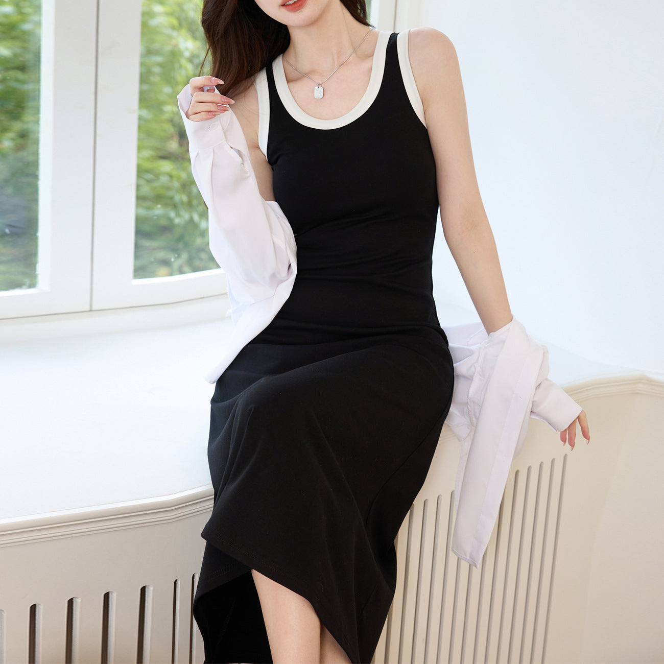Summer Casual Vest Dress
