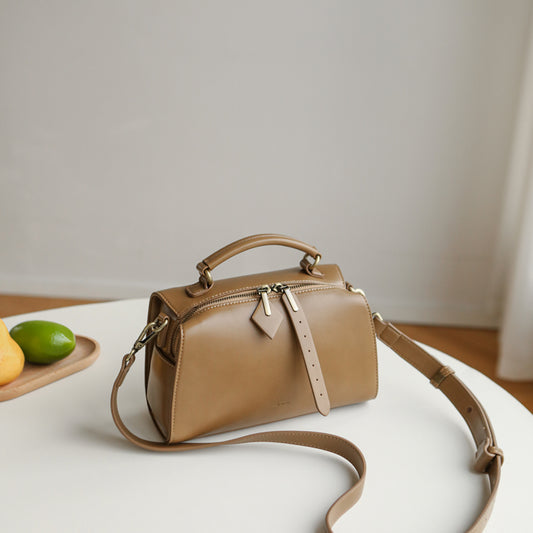 Soft Leather Pillow Bag For Women