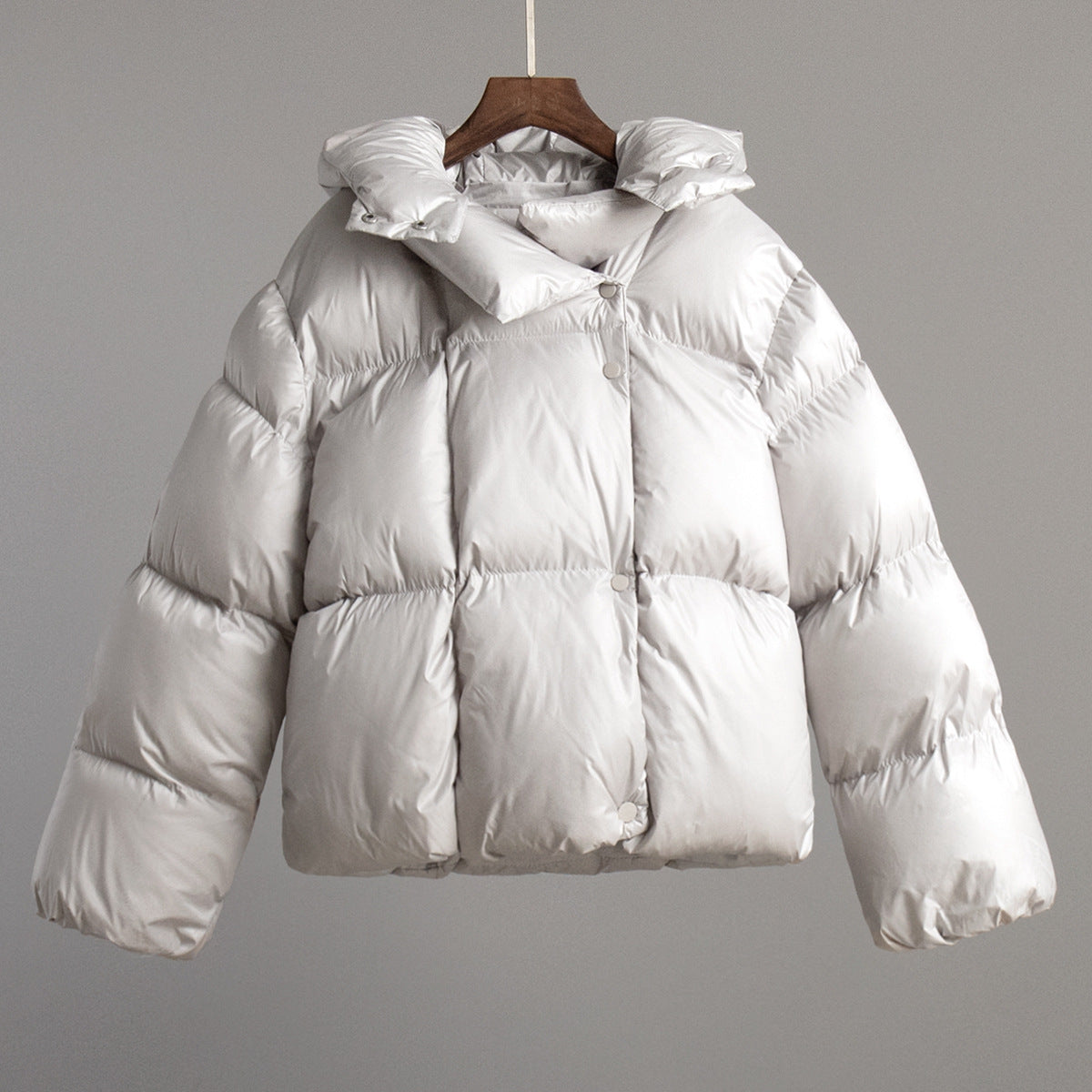 Adiffu Personalized Short Hooded Cotton-padded Jacket