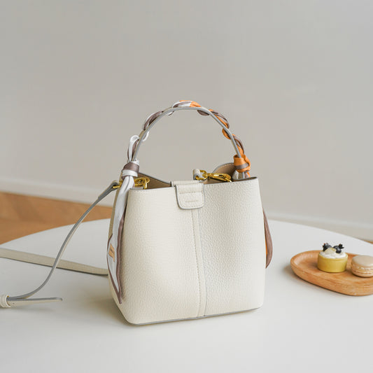 Adiffu Beige/Deep Yellow/Black Crossbody Bag And Handbag