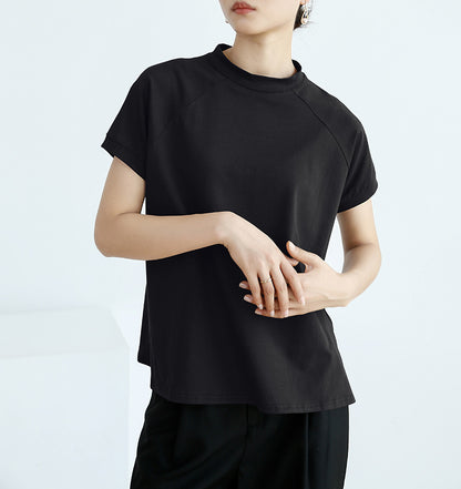 Adiffu Cotton Short-sleeved Women's T-shirt