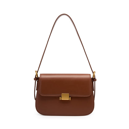 Adiffu Fashionable Leather Tofu Bag