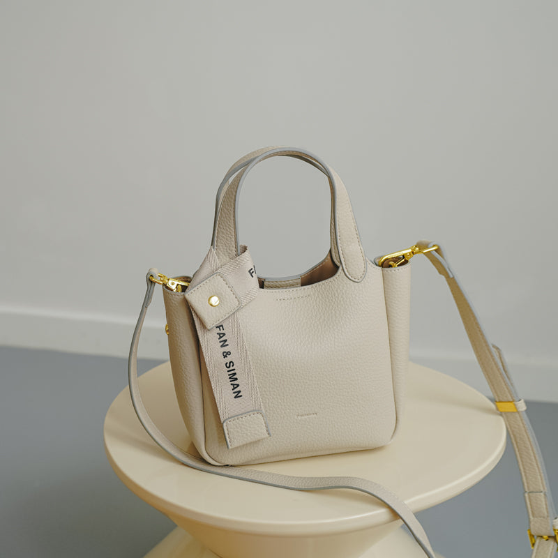 Solid Color Large Capacity Crossbody Bag