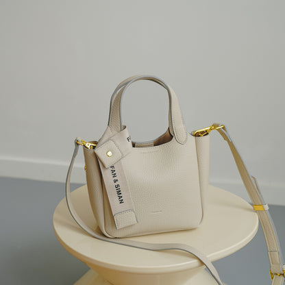 Solid Color Large Capacity Crossbody Bag