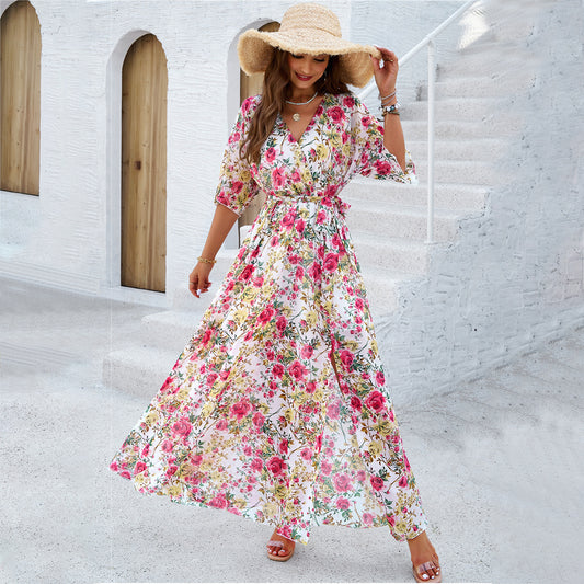 Adiffu Elegant A-line Dress