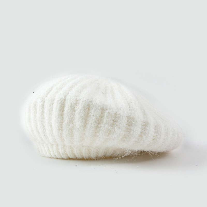 Adiffu Autumn/Winter British Vintage Knit Beret