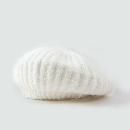 Adiffu Autumn/Winter British Vintage Knit Beret