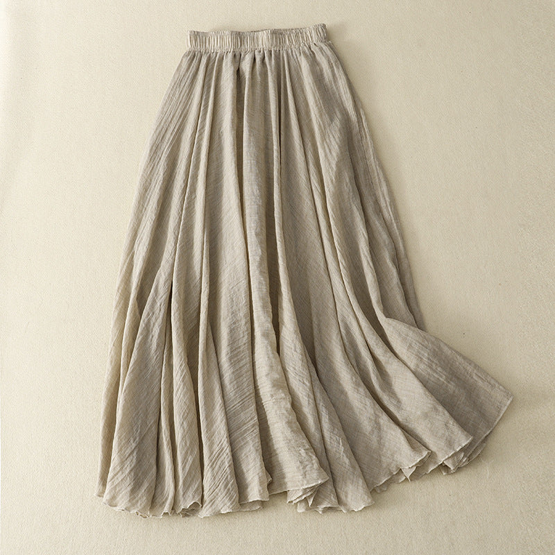Adiffu Sweet Flouncing Double-deck Skirt