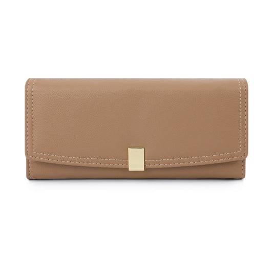 Long Triple Fold Women's Premium Clutch Bag