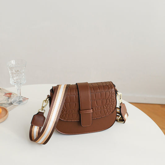 Trendy Saddle Crossbody Bag