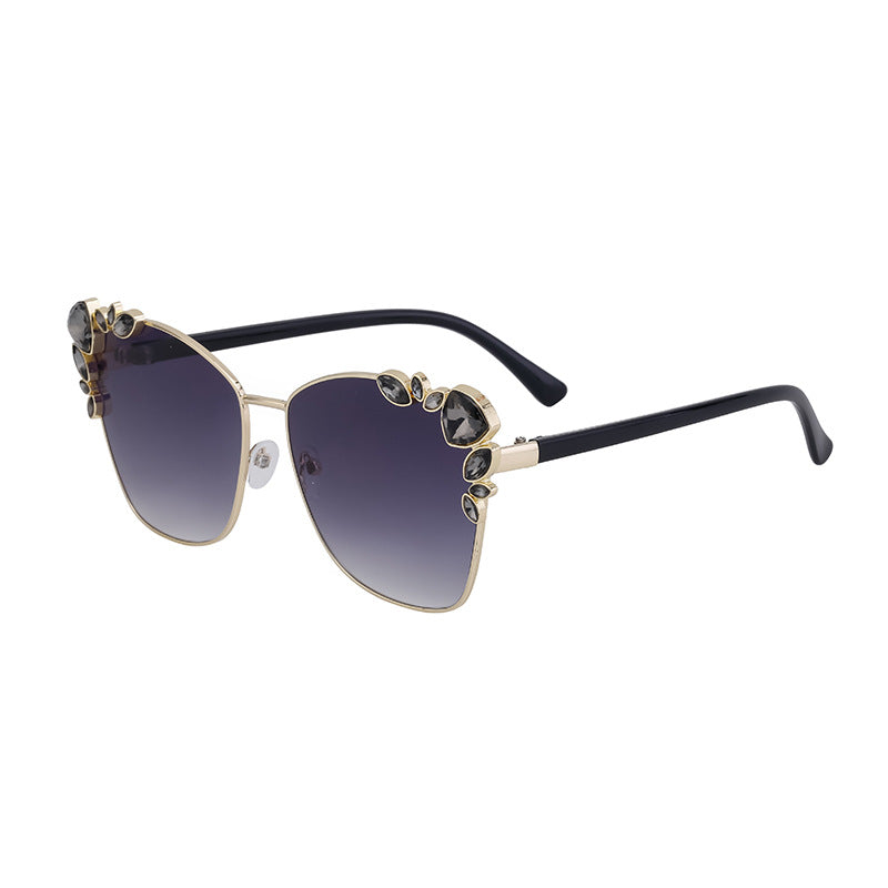 Adiffu Cat-eye Sunglasses With Diamonds