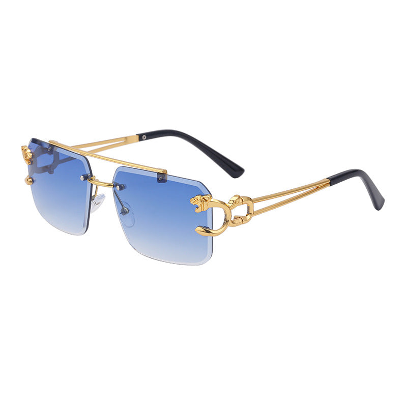 Adiffu Retro Rimless Sunglasses
