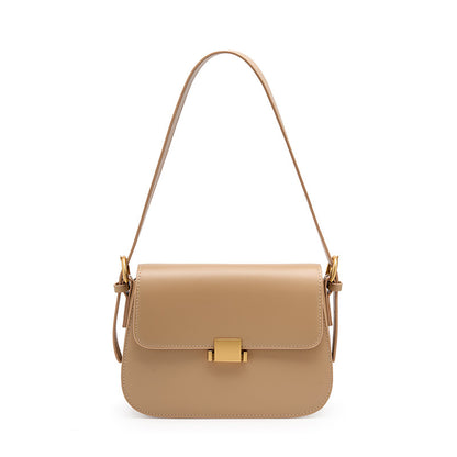 Adiffu Fashionable Leather Tofu Bag