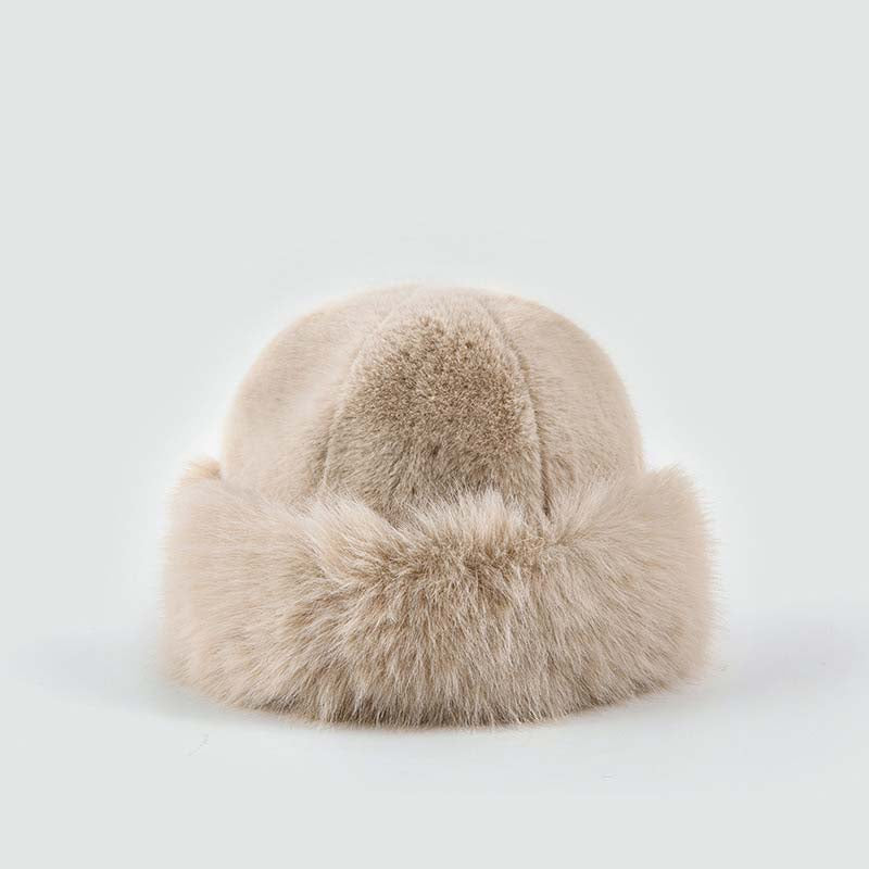 Adiffu Autumn-winter Pullover Hat Women's Plush Fisherman's Hat