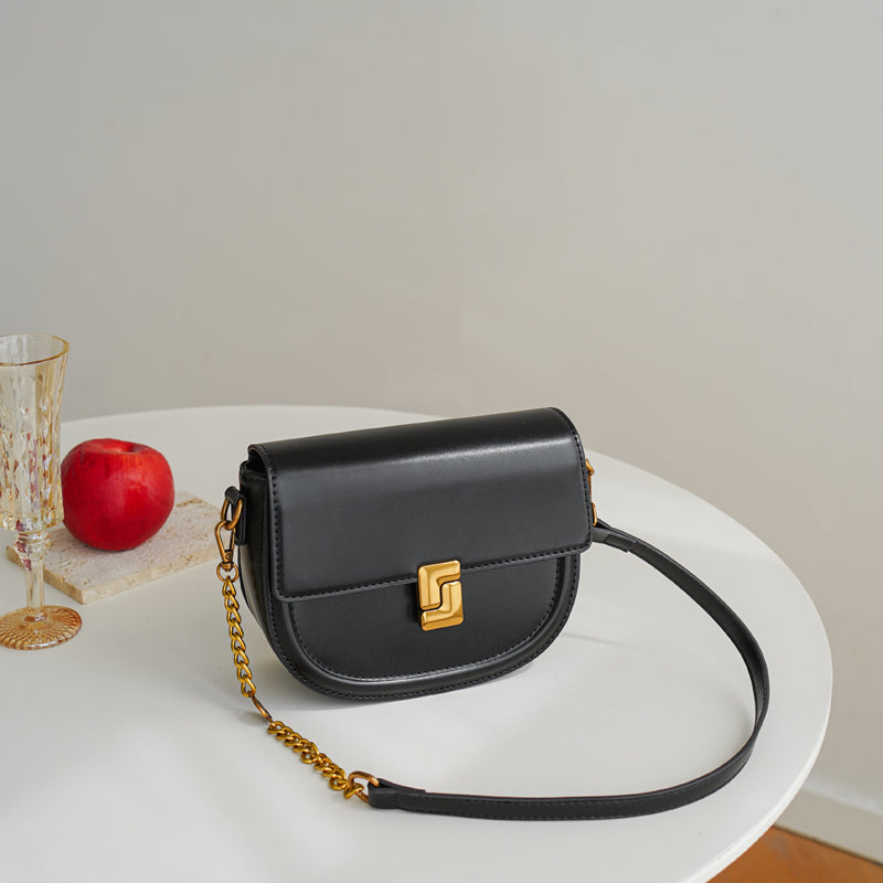 Adiffu Vintage Semi-round Saddle Bag