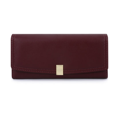 Long Triple Fold Women's Premium Clutch Bag