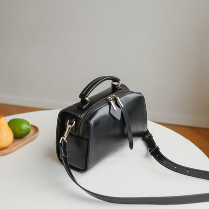Soft Leather Pillow Bag For Women