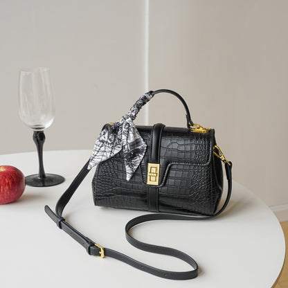 Adiffu Sophisticated Alligator Print  Crossbody Bag For Women