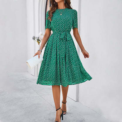Summer Casual Polka Dot Print Dress