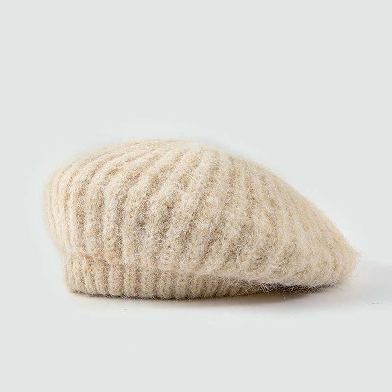 Adiffu Autumn/Winter British Vintage Knit Beret
