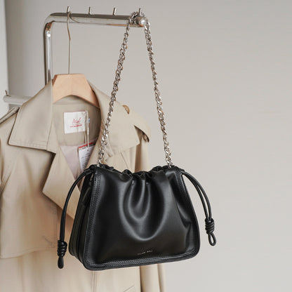 Adiffu Fresh Chain Pleated Bag