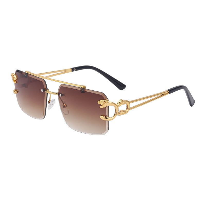 Adiffu Retro Rimless Sunglasses