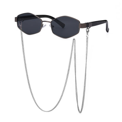 Adiffu Fashion Chain Sunglasses