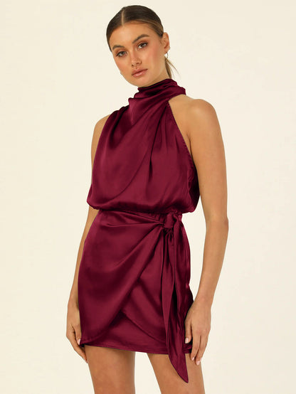 Adiffu Fashion Slim Sleeveless Dress