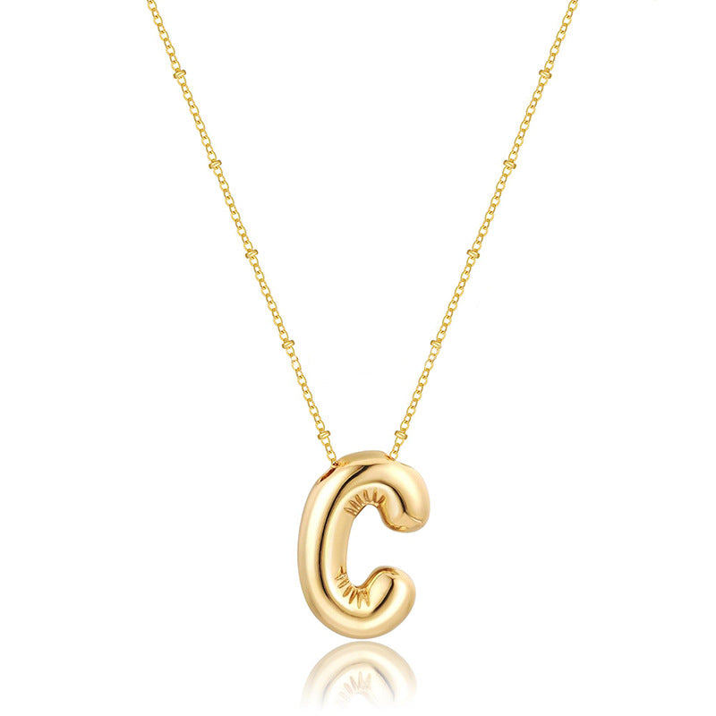 Adiffu Fashion Letter Necklace