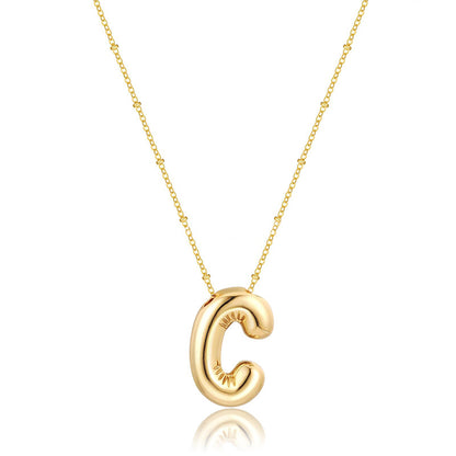 Adiffu Fashion Letter Necklace