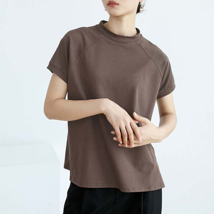 Adiffu Cotton Short-sleeved Women's T-shirt