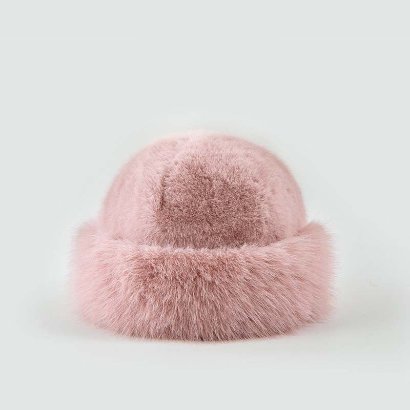Adiffu Autumn-winter Pullover Hat Women's Plush Fisherman's Hat