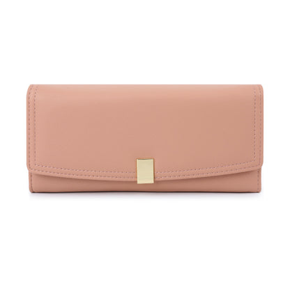 Long Triple Fold Women's Premium Clutch Bag