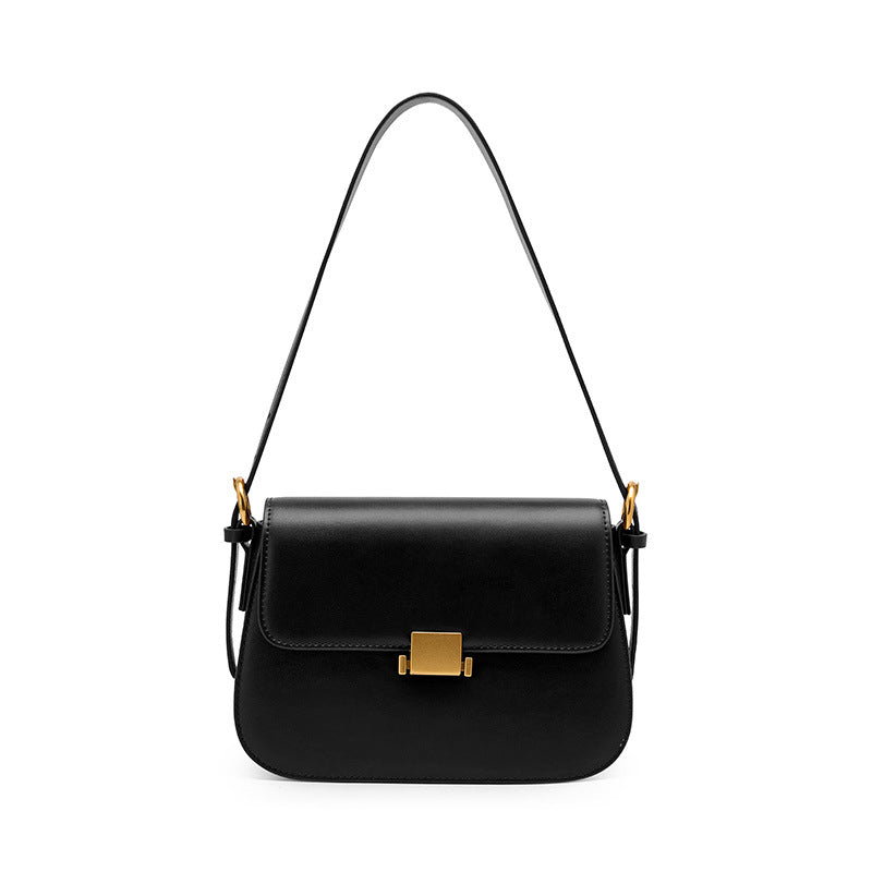 Adiffu Fashionable Leather Tofu Bag