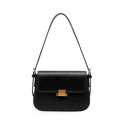 Adiffu Fashionable Leather Tofu Bag