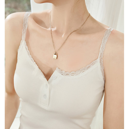 Stylish Lace Camisole Vest