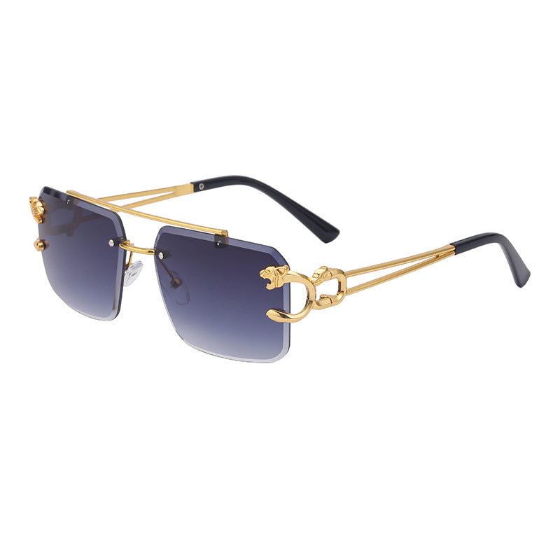 Adiffu Retro Rimless Sunglasses
