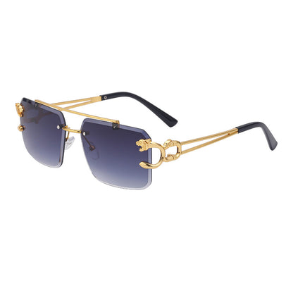 Adiffu Retro Rimless Sunglasses