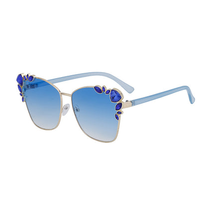 Adiffu Cat-eye Sunglasses With Diamonds