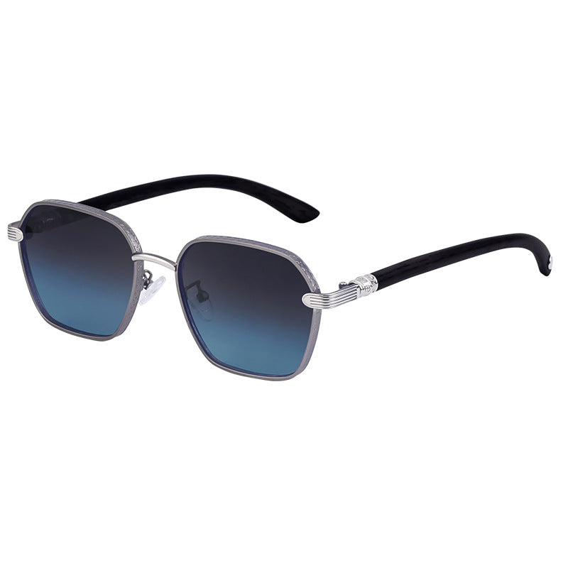 Adiffu Stylish Steampunk Metal Square-framed Sunglasses