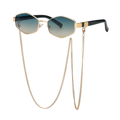Adiffu Fashion Chain Sunglasses